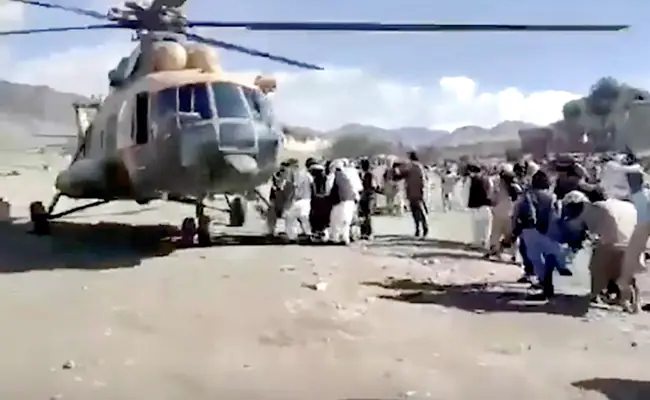 Video: Injured Villagers Airlifted To Hospitals After Afghanistan Earthquake